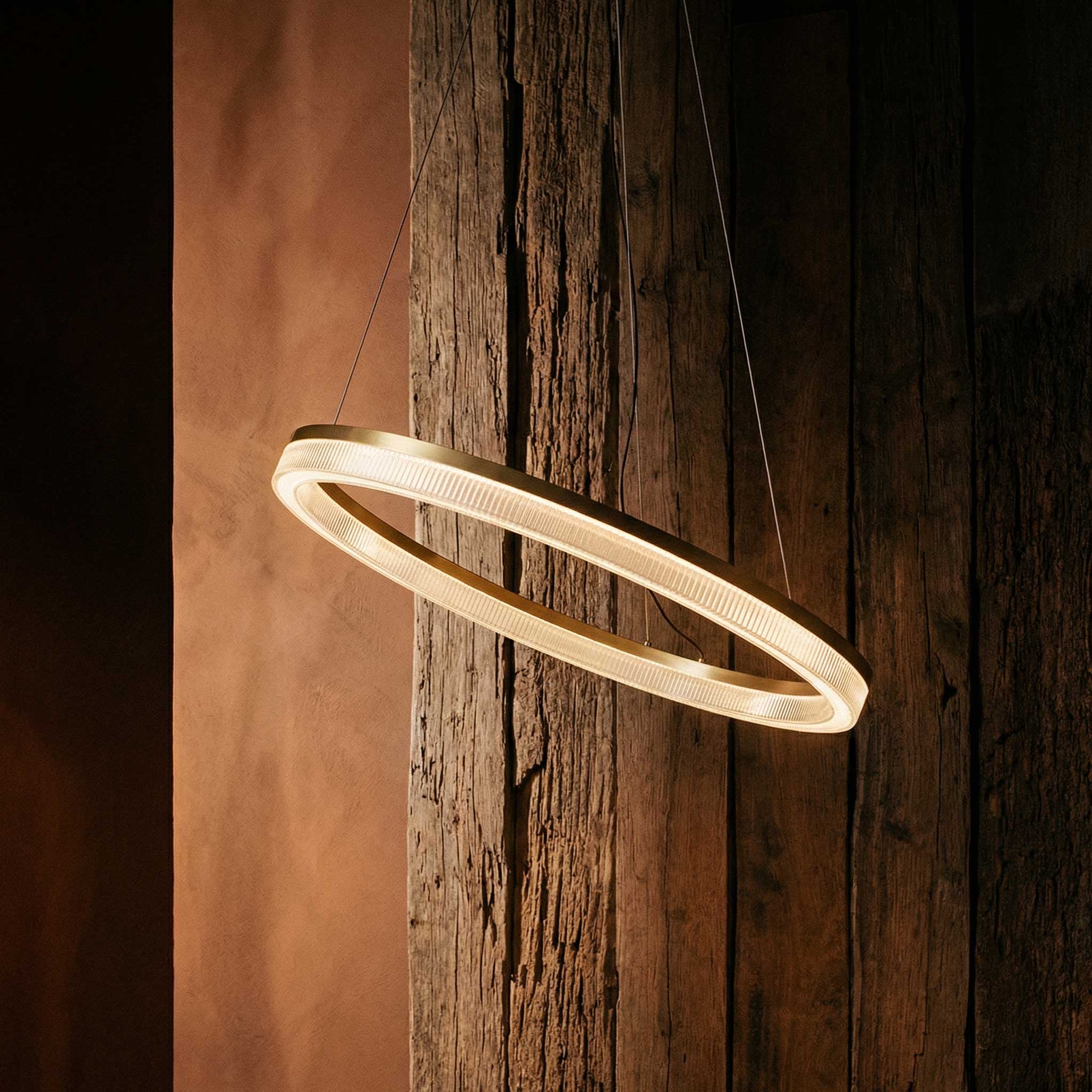 Okrągła oprawa wisząca LED Ideal Lux Crown