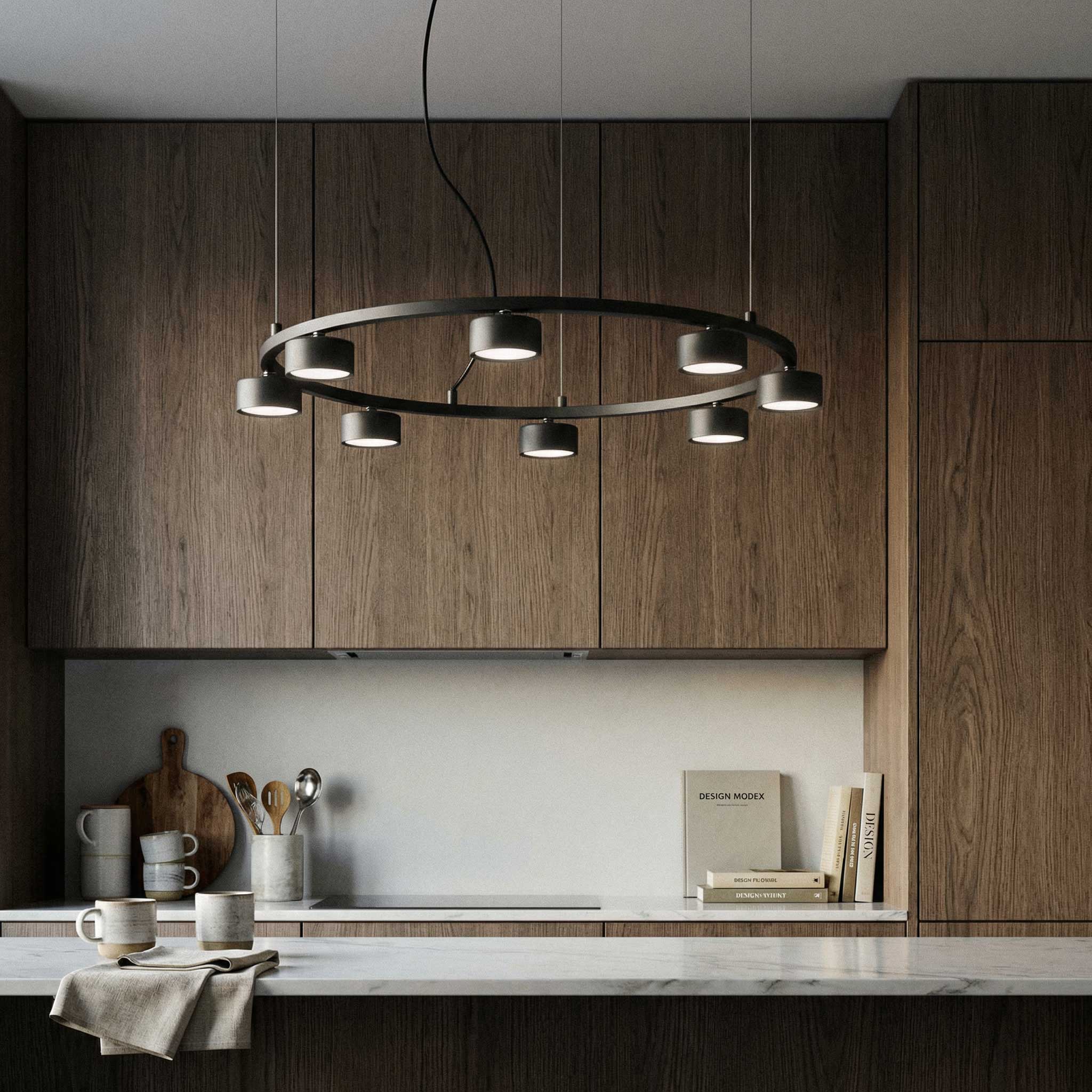 Okrągła oprawa wisząca Ideal lux Minor GX53