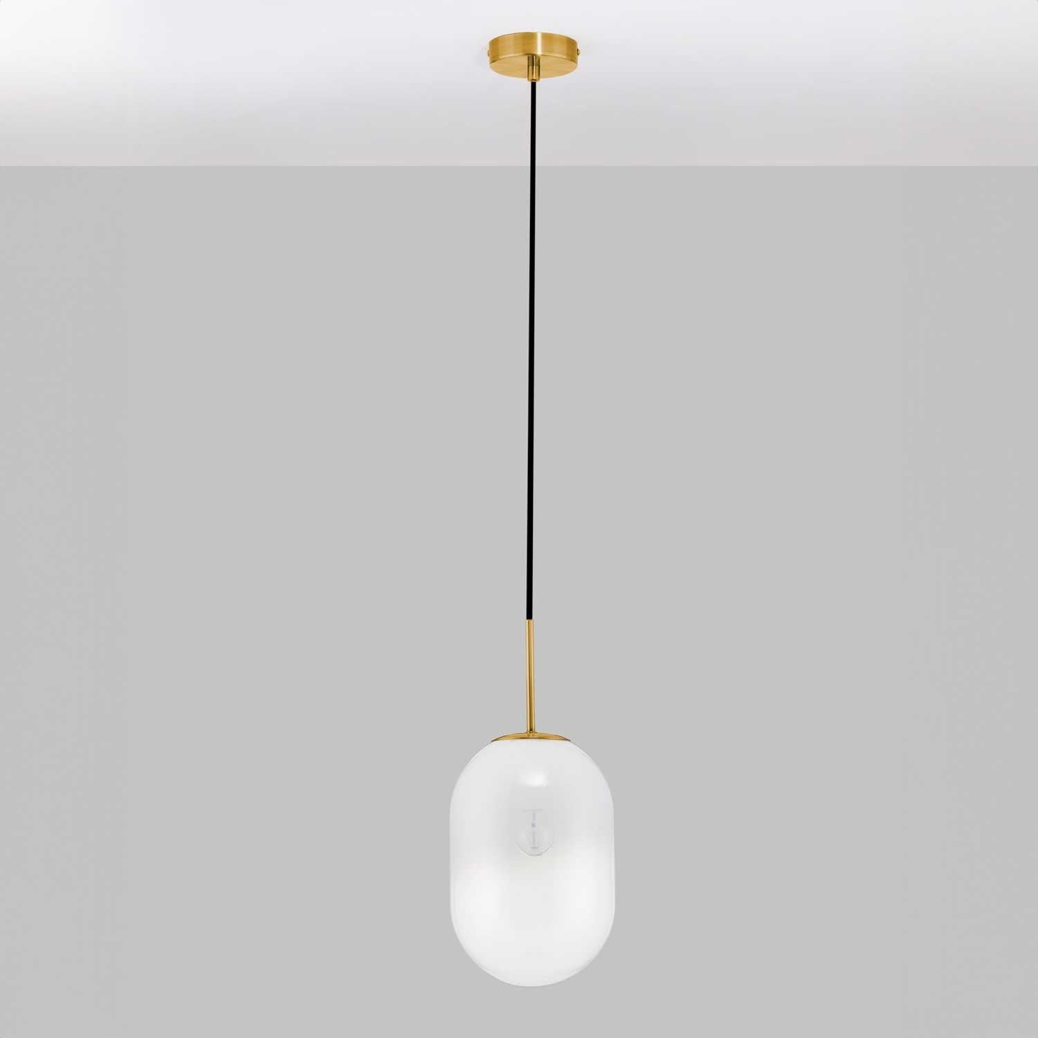 Nova Luce Chrysi G9 skleněné závěsné svítidlo zlaté