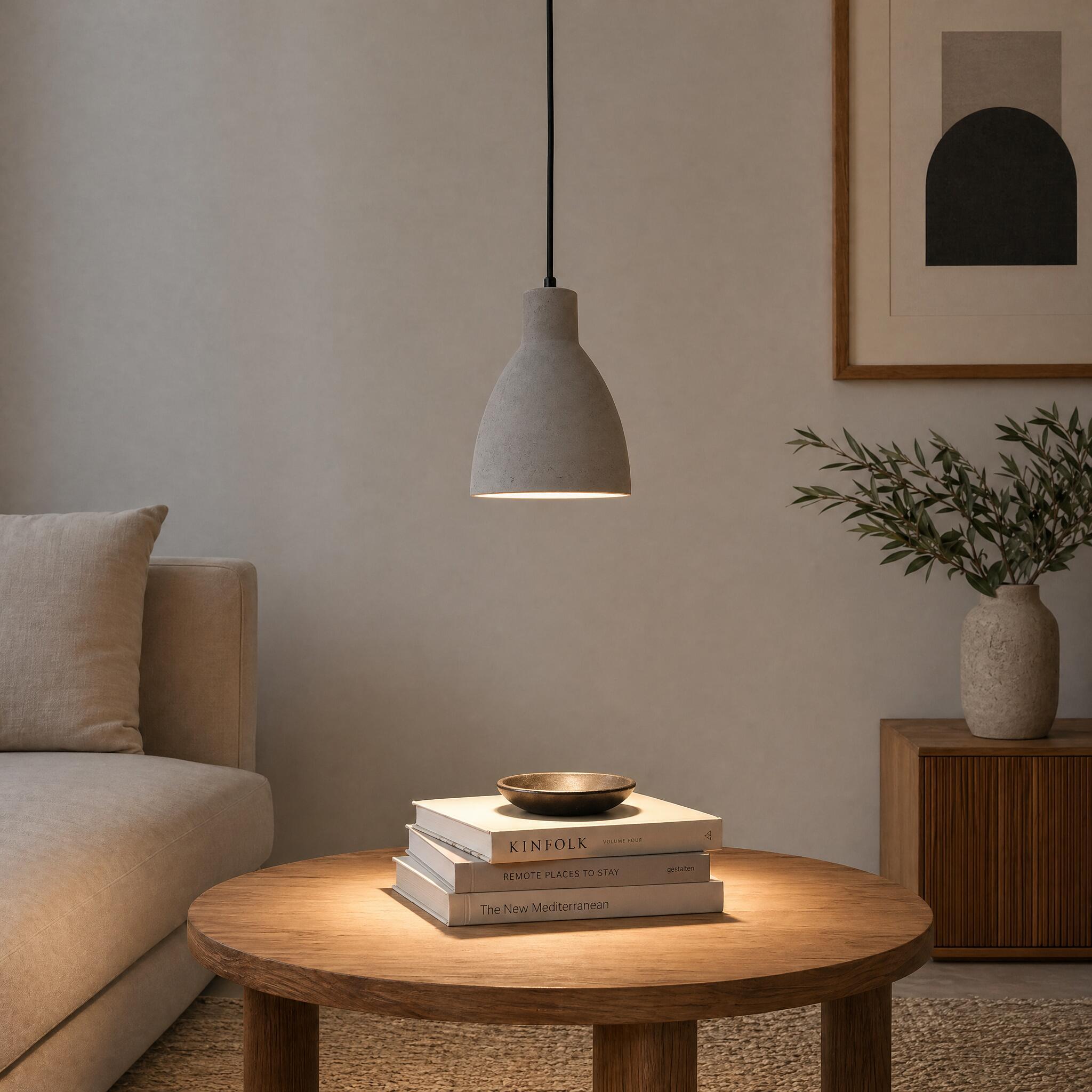 VK Light Remy E27 – betonowa lampa wisząca