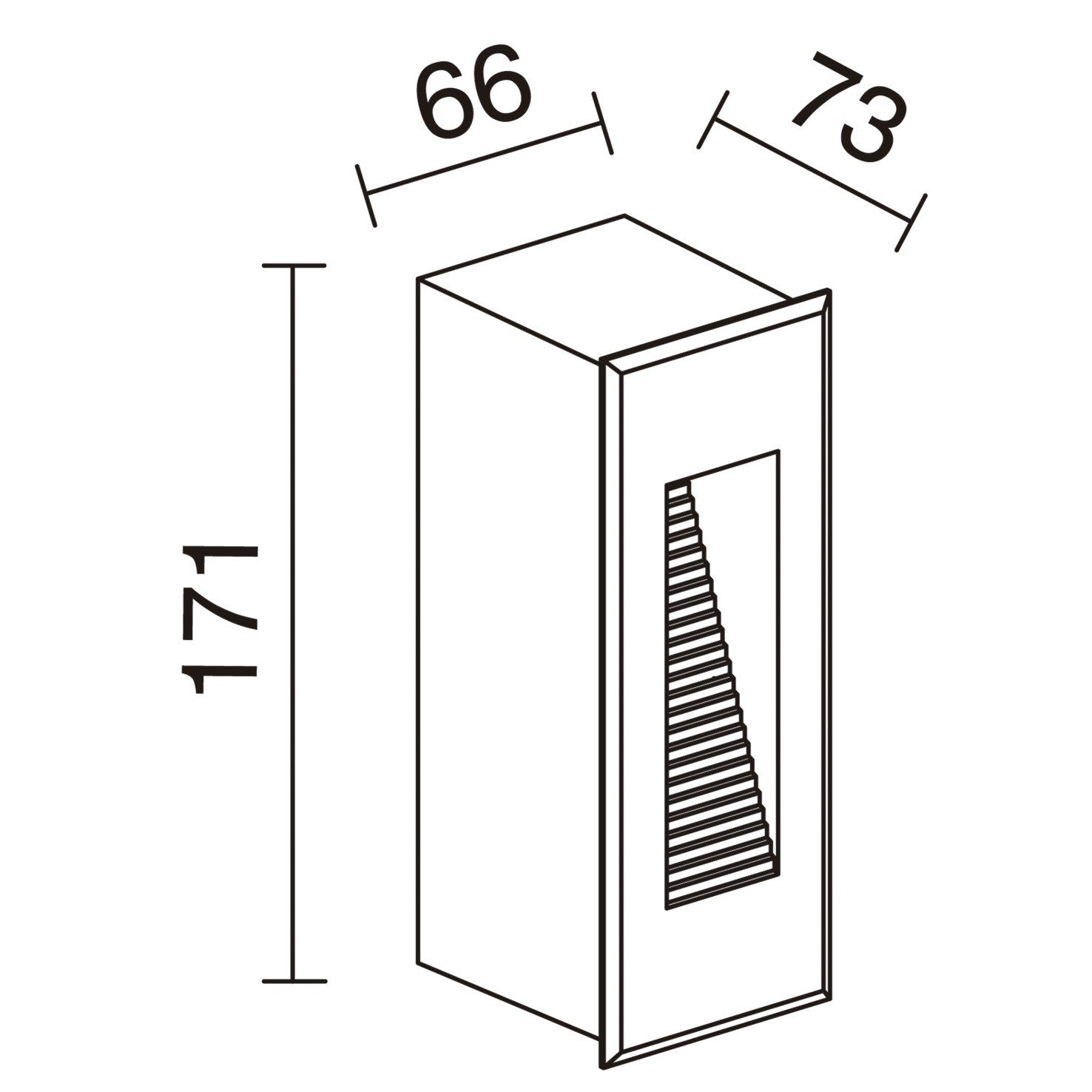 Dopo Dambel Wide LED zápustné svítidlo šedé