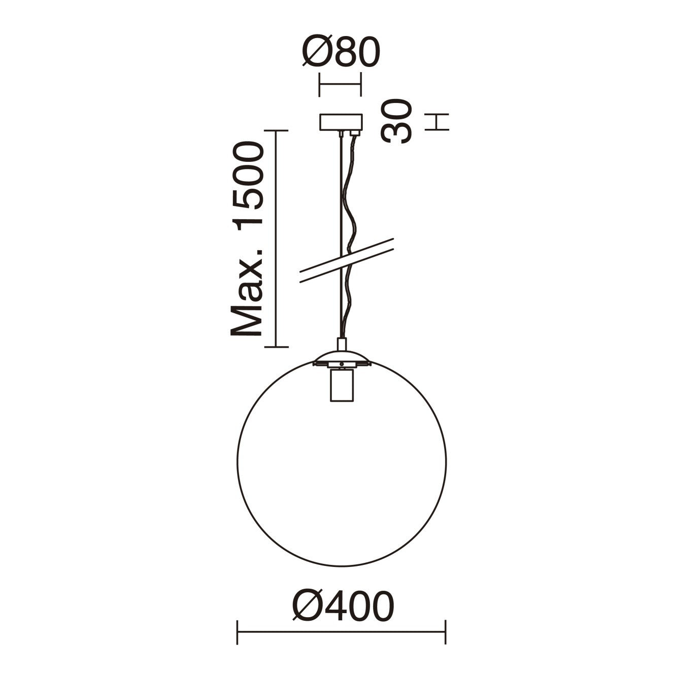 Exo Oxy mat E27 závěsné svítidlo chromové