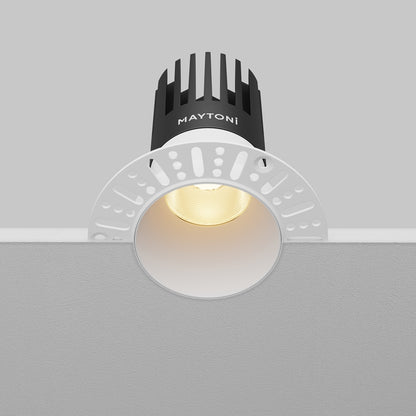 Maytoni downlight Dip LED 50° – wpuszczana oprawa okrągła w kolorze białym