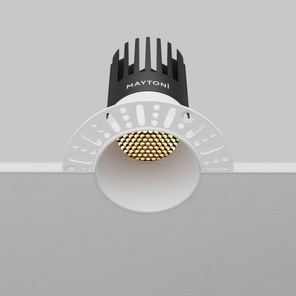 Maytoni downlight Dip LED 50° – wpuszczana oprawa okrągła w kolorze białym
