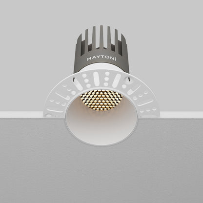 Maytoni downlight Dip LED 50° – wpuszczana oprawa okrągła w kolorze białym