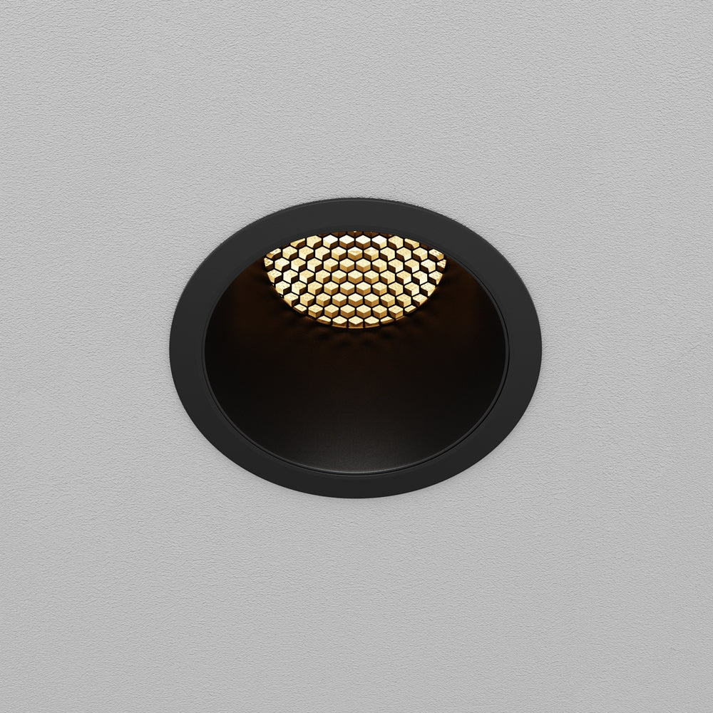 Maytoni downlight Dip LED 50° – wpuszczana oprawa okrągła w kolorze czarnym
