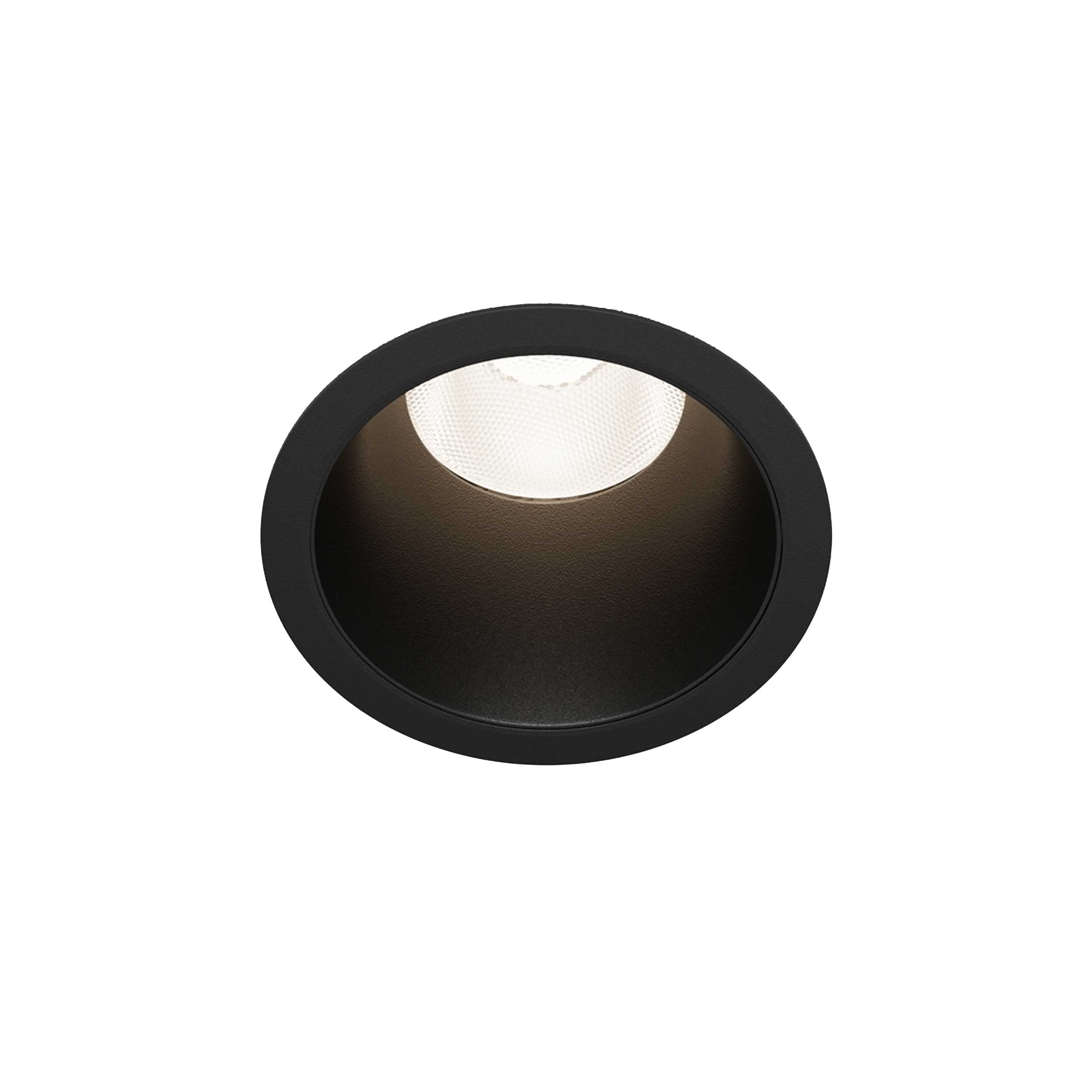 Maytoni downlight Dip LED 50° – wpuszczana oprawa okrągła w kolorze czarnym