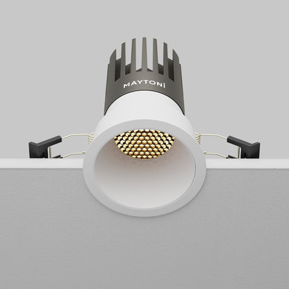 Maytoni downlight Dip LED 50° – wpuszczana oprawa okrągła w kolorze białym
