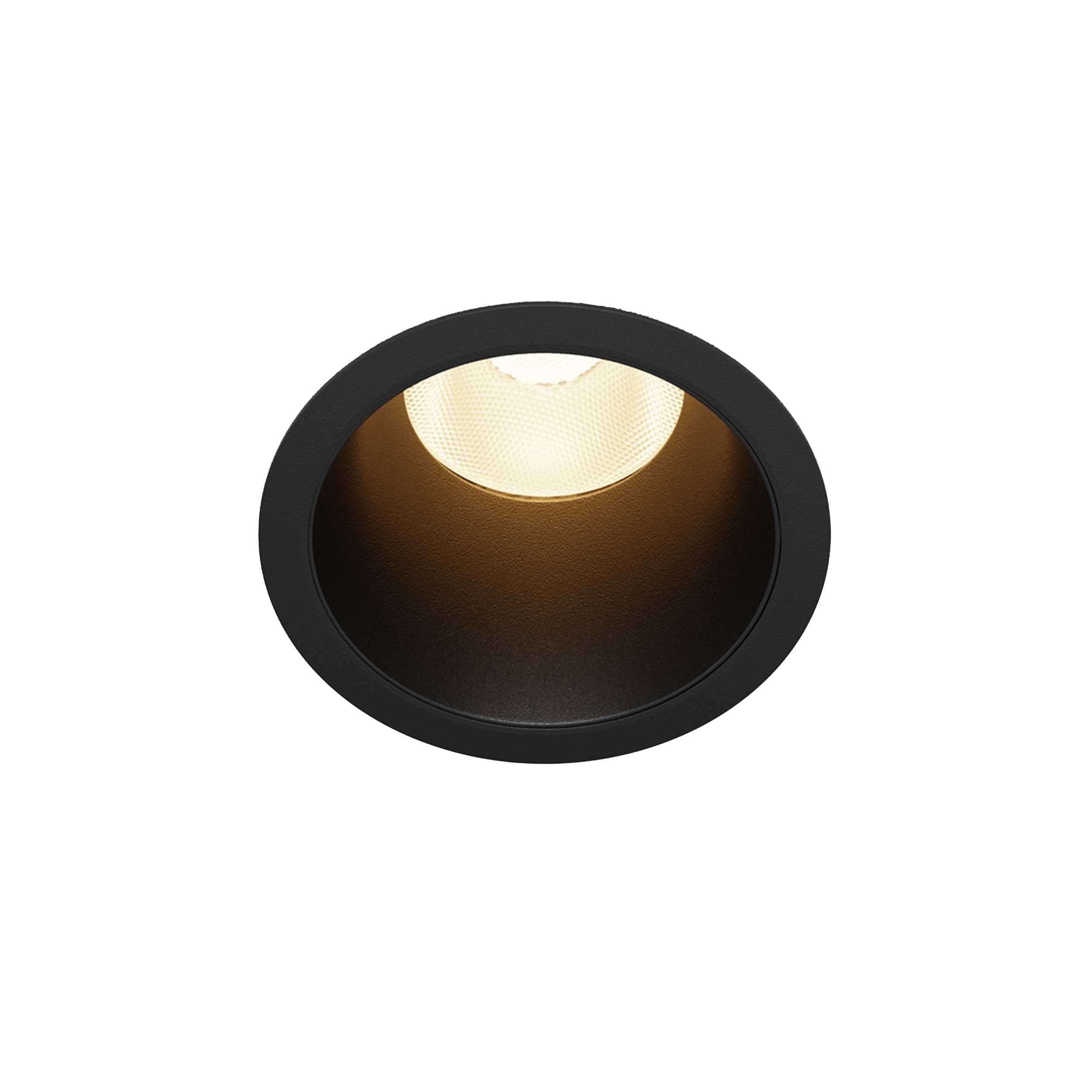 Maytoni downlight Dip LED 50° – wpuszczana oprawa okrągła w kolorze czarnym