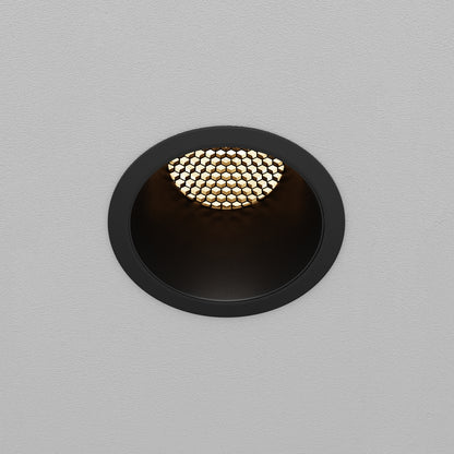 Maytoni downlight Dip LED 50° – wpuszczana oprawa okrągła w kolorze czarnym