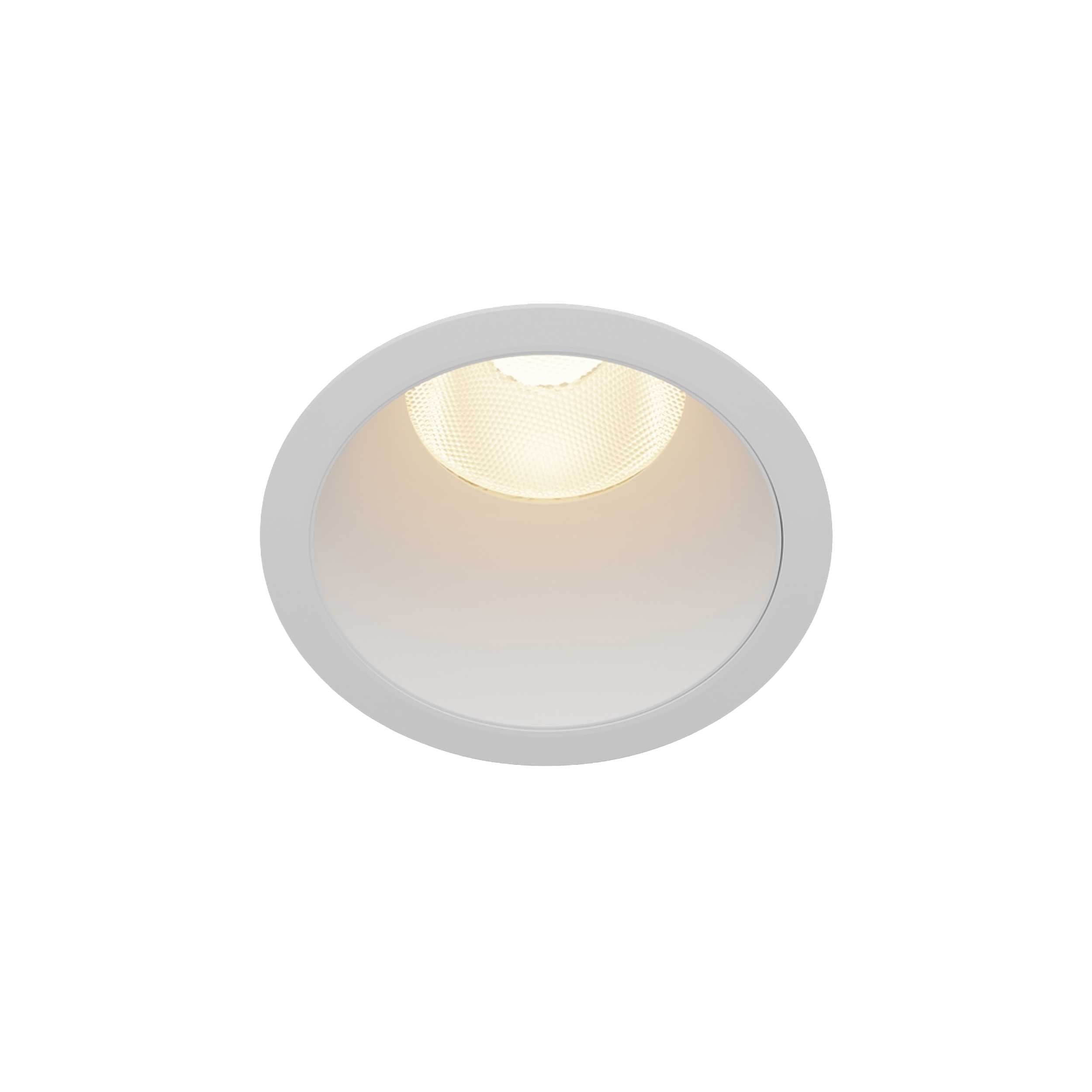 Maytoni downlight Dip LED 50° – wpuszczana oprawa okrągła w kolorze białym