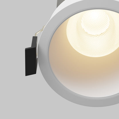 Maytoni downlight Dip LED 50° – wpuszczana oprawa okrągła w kolorze białym