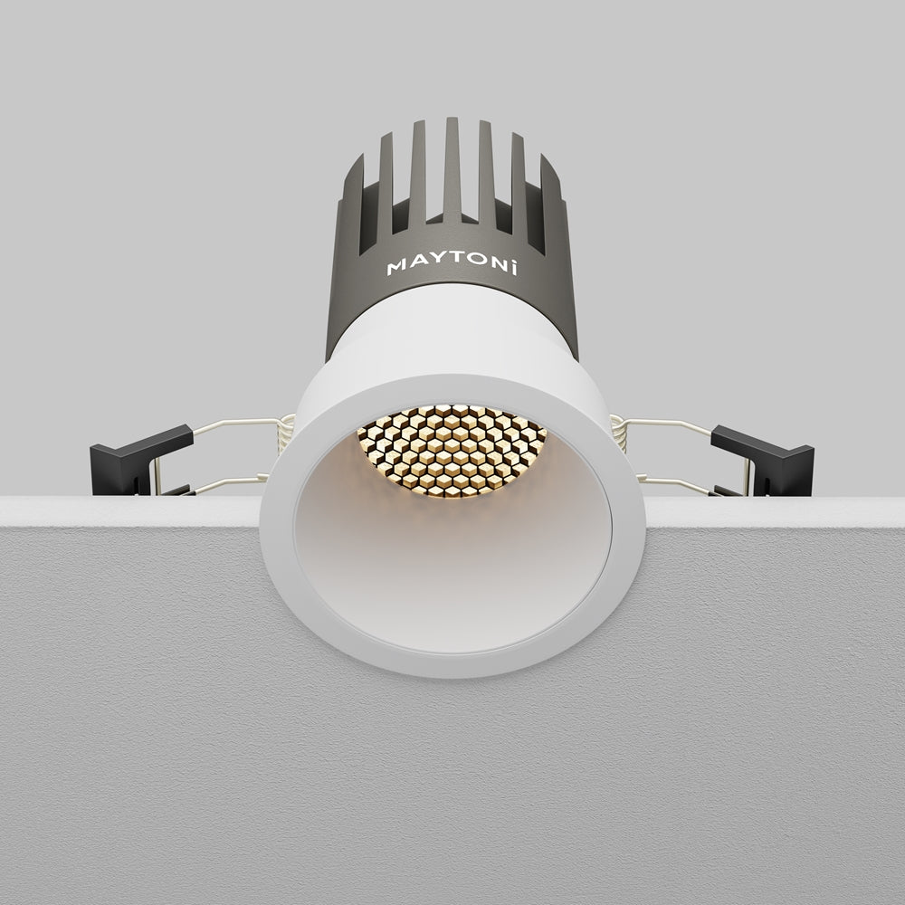Maytoni downlight Dip LED 50° – wpuszczana oprawa okrągła w kolorze białym
