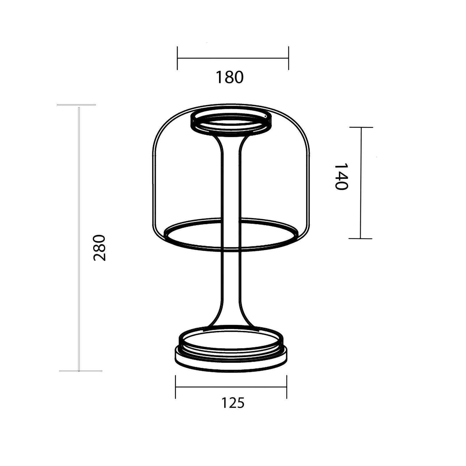 Lampa stołowa LED Maytoni Spirito