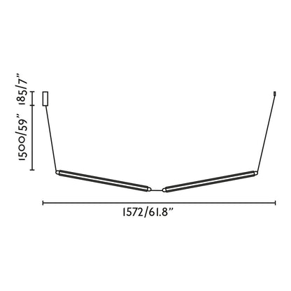 Faro Le Vita LED pendant light