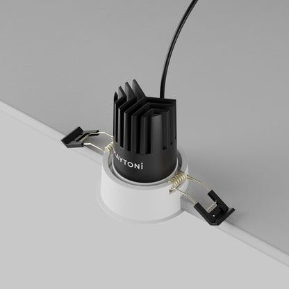 Maytoni downlight Dip LED 50° – wpuszczana oprawa okrągła w kolorze białym