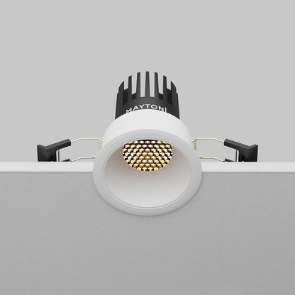 Maytoni downlight Dip LED 50° – wpuszczana oprawa okrągła w kolorze białym