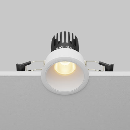 Maytoni downlight Dip LED 50° – wpuszczana oprawa okrągła w kolorze białym