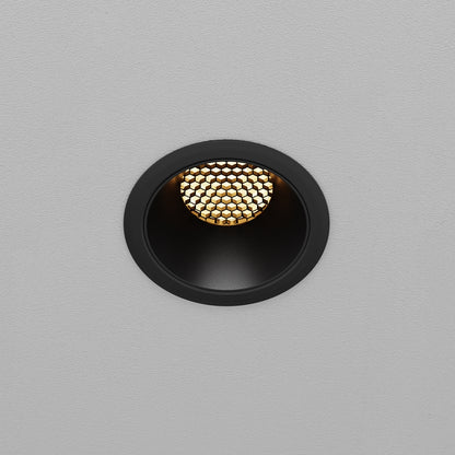 Maytoni downlight Dip LED 50° – wpuszczana oprawa okrągła w kolorze czarnym
