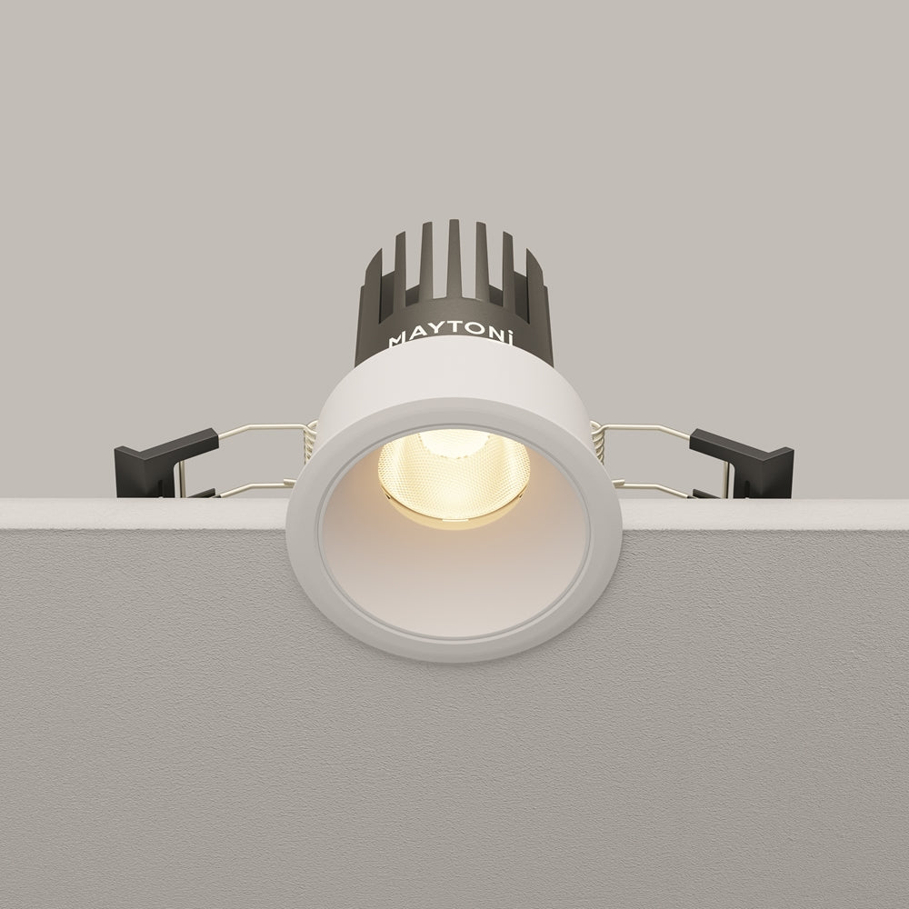 Maytoni downlight Dip LED 50° – wpuszczana oprawa okrągła w kolorze białym