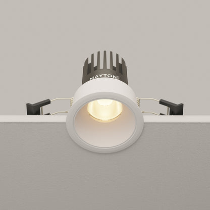 Maytoni downlight Dip LED 50° – wpuszczana oprawa okrągła w kolorze białym