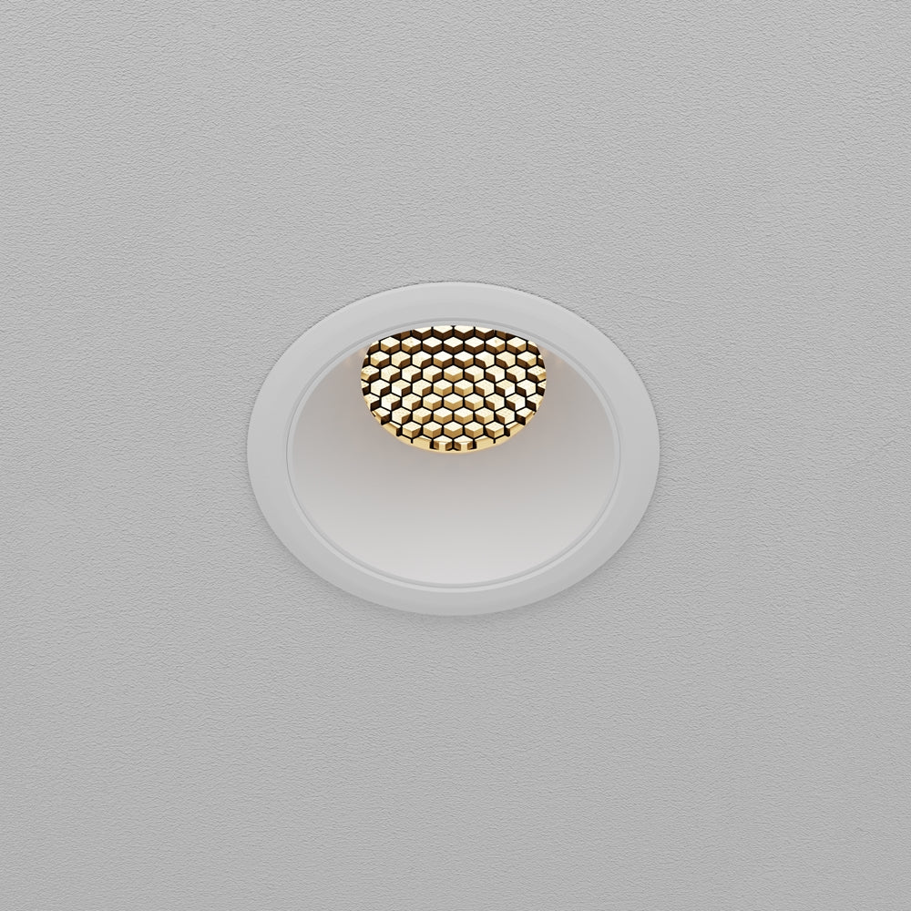 Maytoni downlight Dip LED 50° – wpuszczana oprawa okrągła w kolorze białym