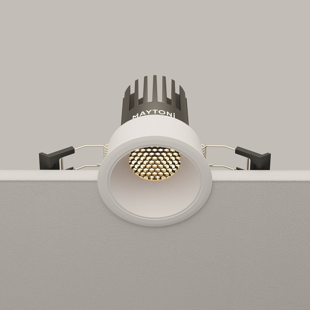 Maytoni downlight Dip LED 50° – wpuszczana oprawa okrągła w kolorze białym