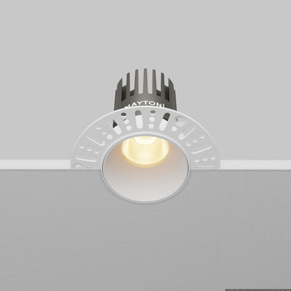 Maytoni downlight Dip LED 50° – wpuszczana oprawa okrągła w kolorze białym