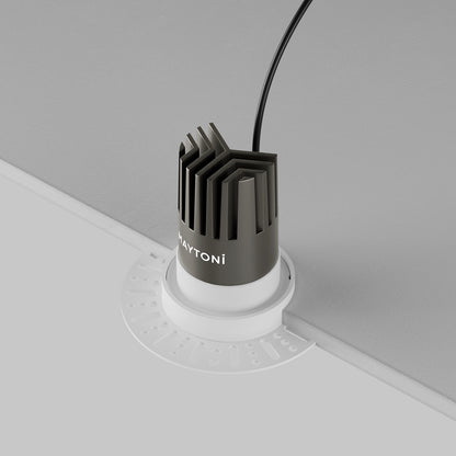 Maytoni downlight Dip LED 50° – wpuszczana oprawa okrągła w kolorze białym