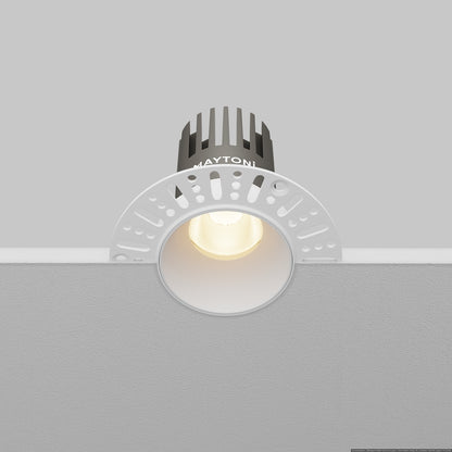 Maytoni downlight Dip LED 50° – wpuszczana oprawa okrągła w kolorze białym