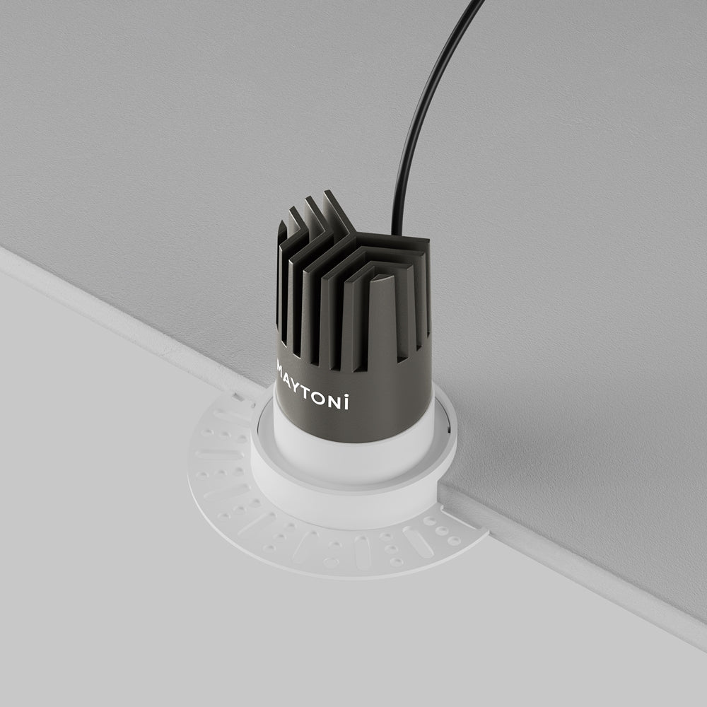 Maytoni downlight Dip LED 50° – wpuszczana oprawa okrągła w kolorze białym