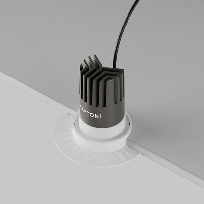 Maytoni downlight Dip LED 50° – wpuszczana oprawa okrągła w kolorze białym