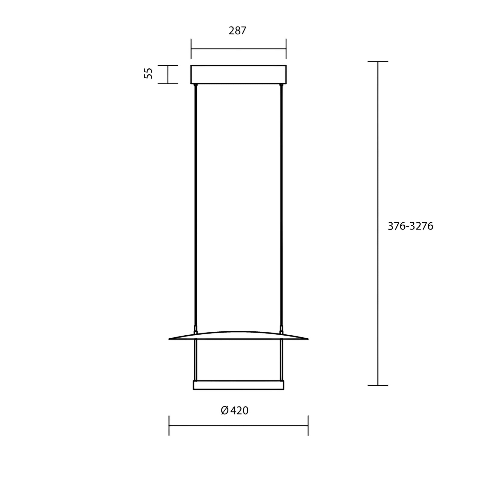Lampa wisząca LED Maytoni Ambience