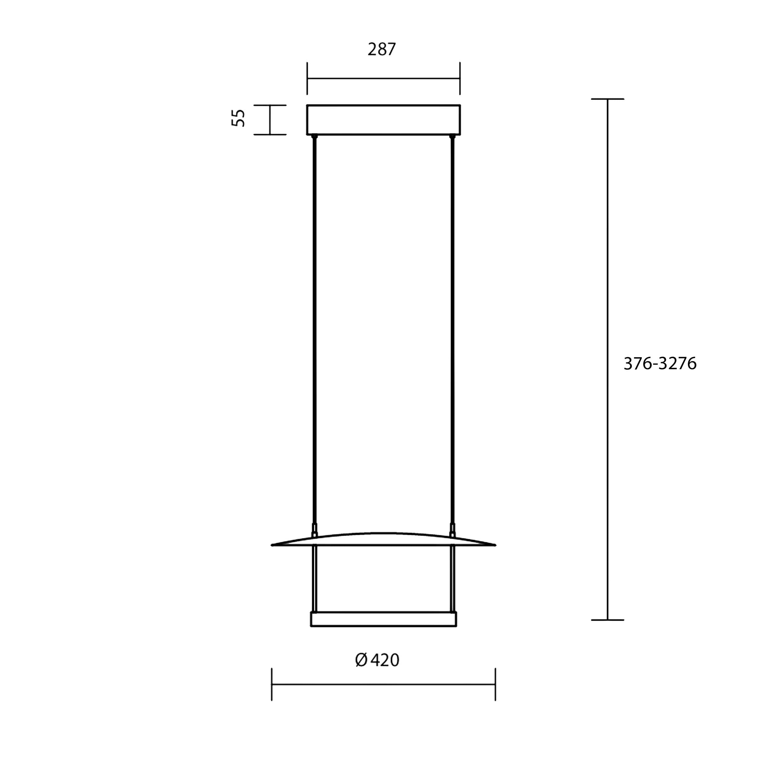 Lampa wisząca LED Maytoni Ambience