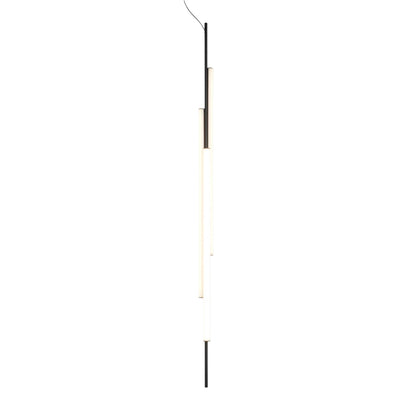 Marset Ambrosia V3 LED – czarna, wpuszczana, wisząca lampa pionowa