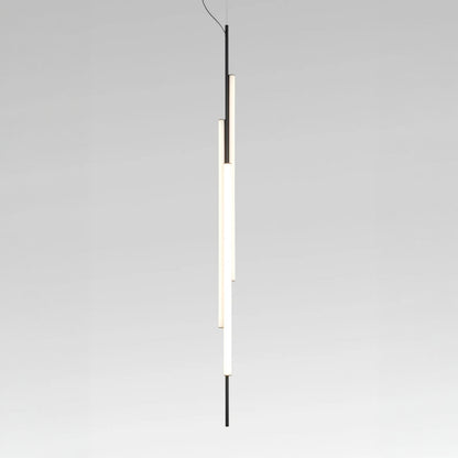 Marset Ambrosia V3 LED – czarna, wpuszczana, wisząca lampa pionowa