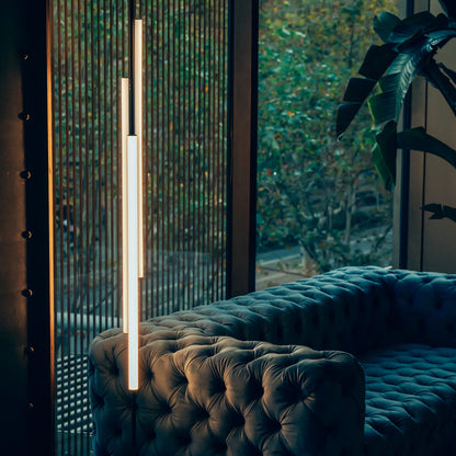Marset Ambrosia V3 LED – czarna, wpuszczana, wisząca lampa pionowa