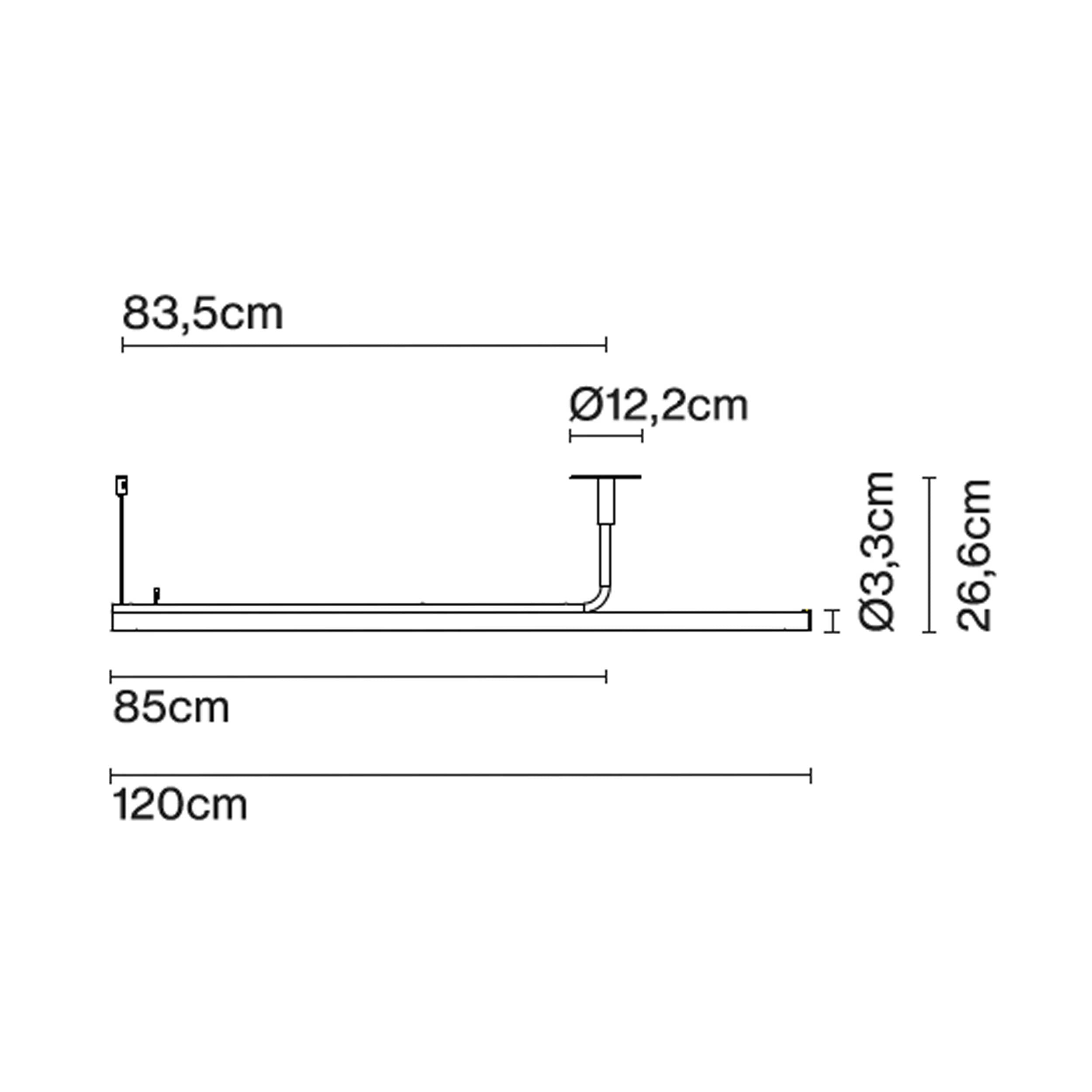 Marset Ambrosia Pro LED RSC 120/180 – wisząca oprawa liniowa
