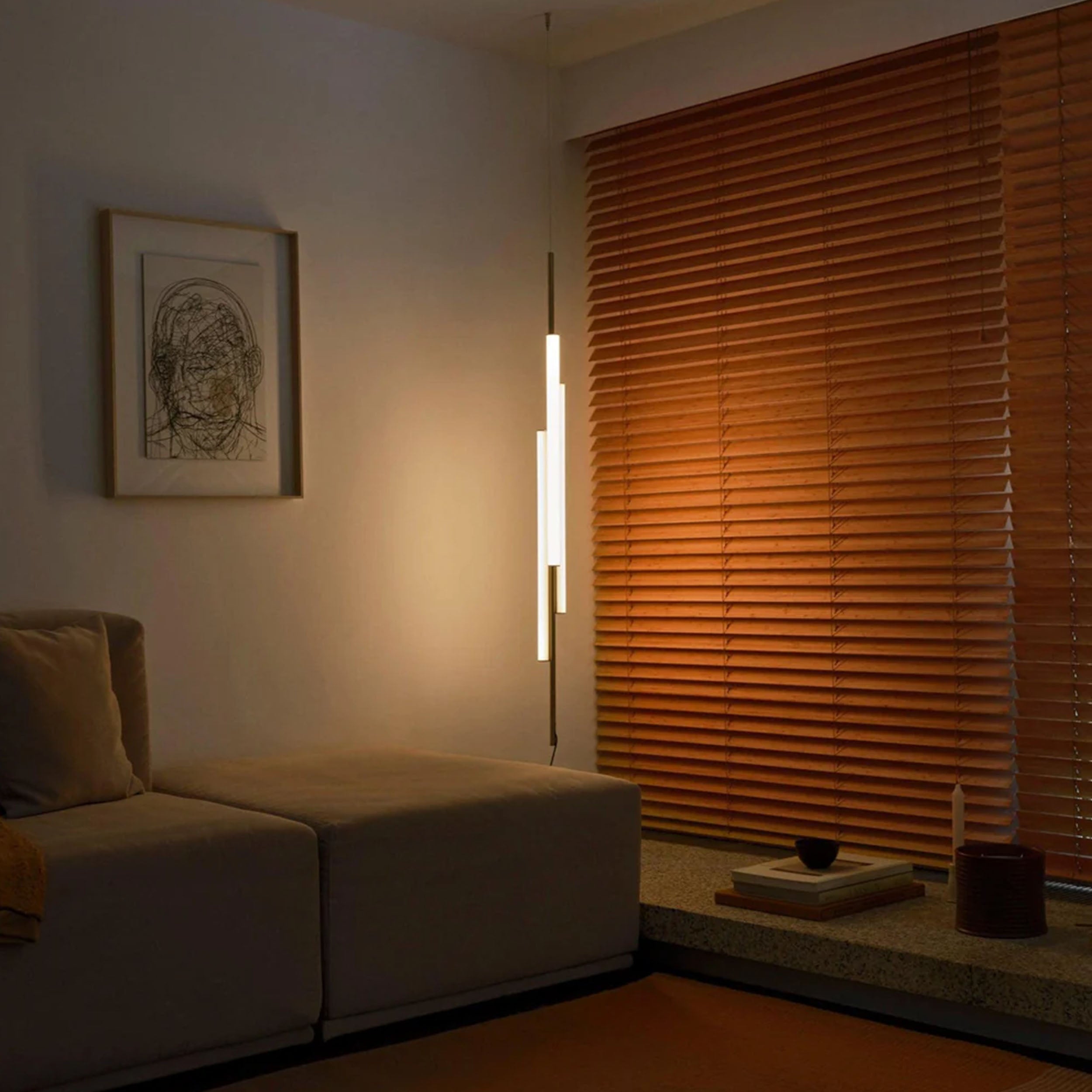 Marset Ambrosia V3 LED Plug in – wisząca lampa pionowa