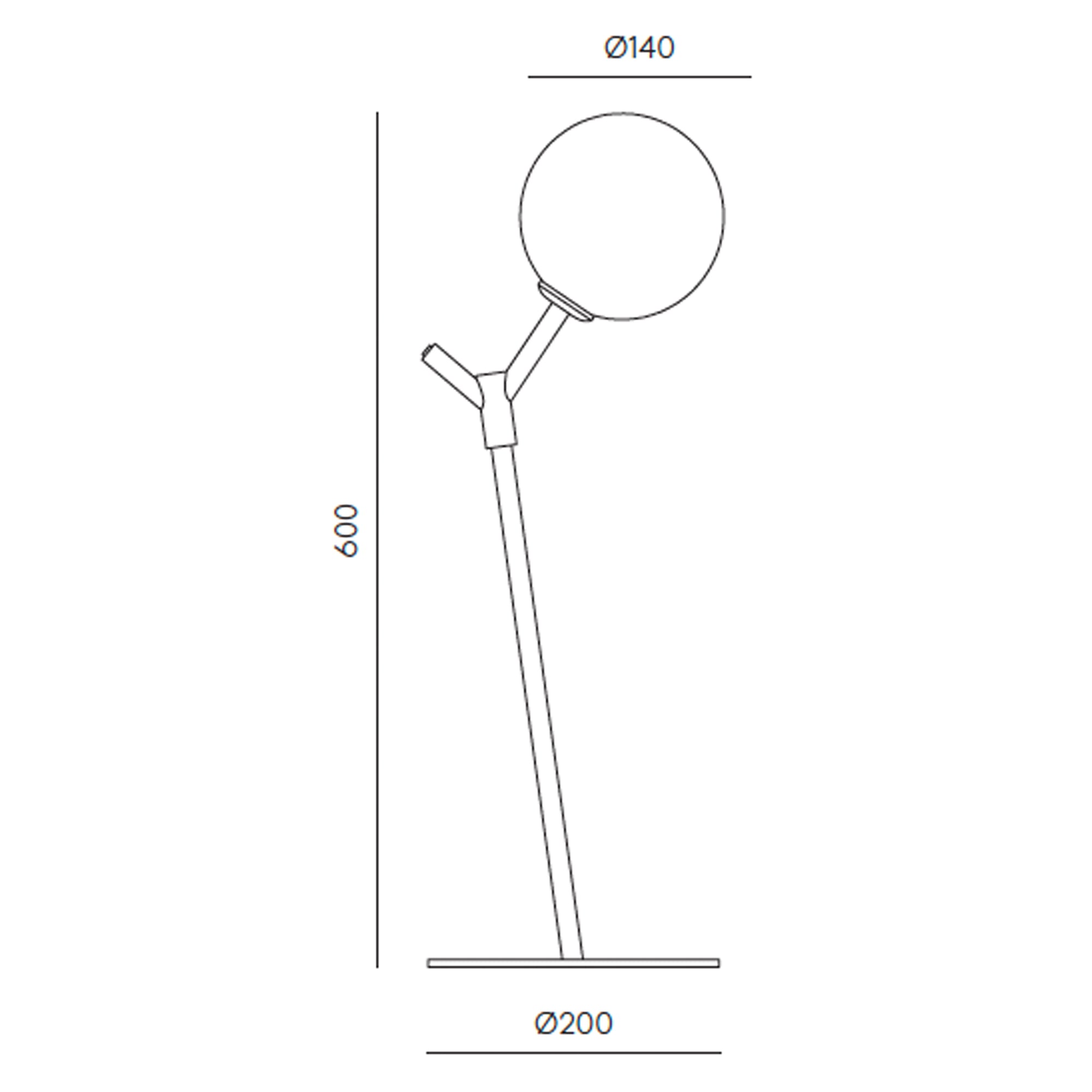 Aromas Atom G9 stolní svítidlo