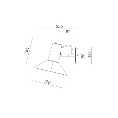 Aromas Kinkiet Hudo E27