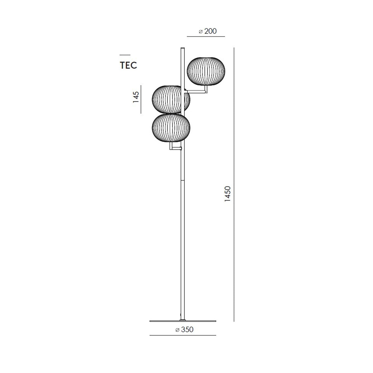 Aromas Lampa stojąca Irzo G9