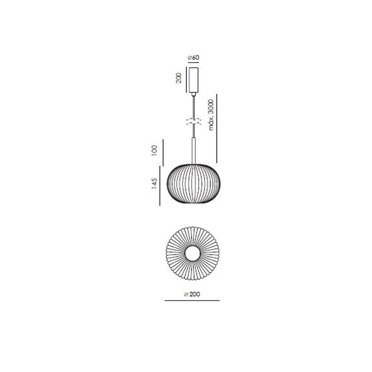 Aromas Lampa wisząca Irzo G9