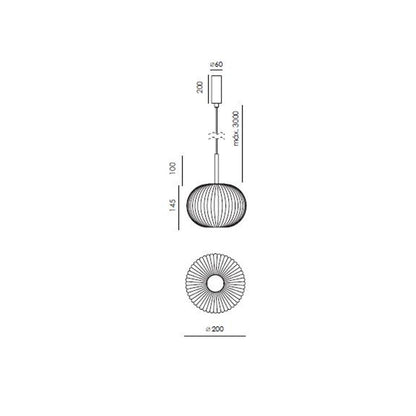 Aromas Lampa wisząca Irzo G9
