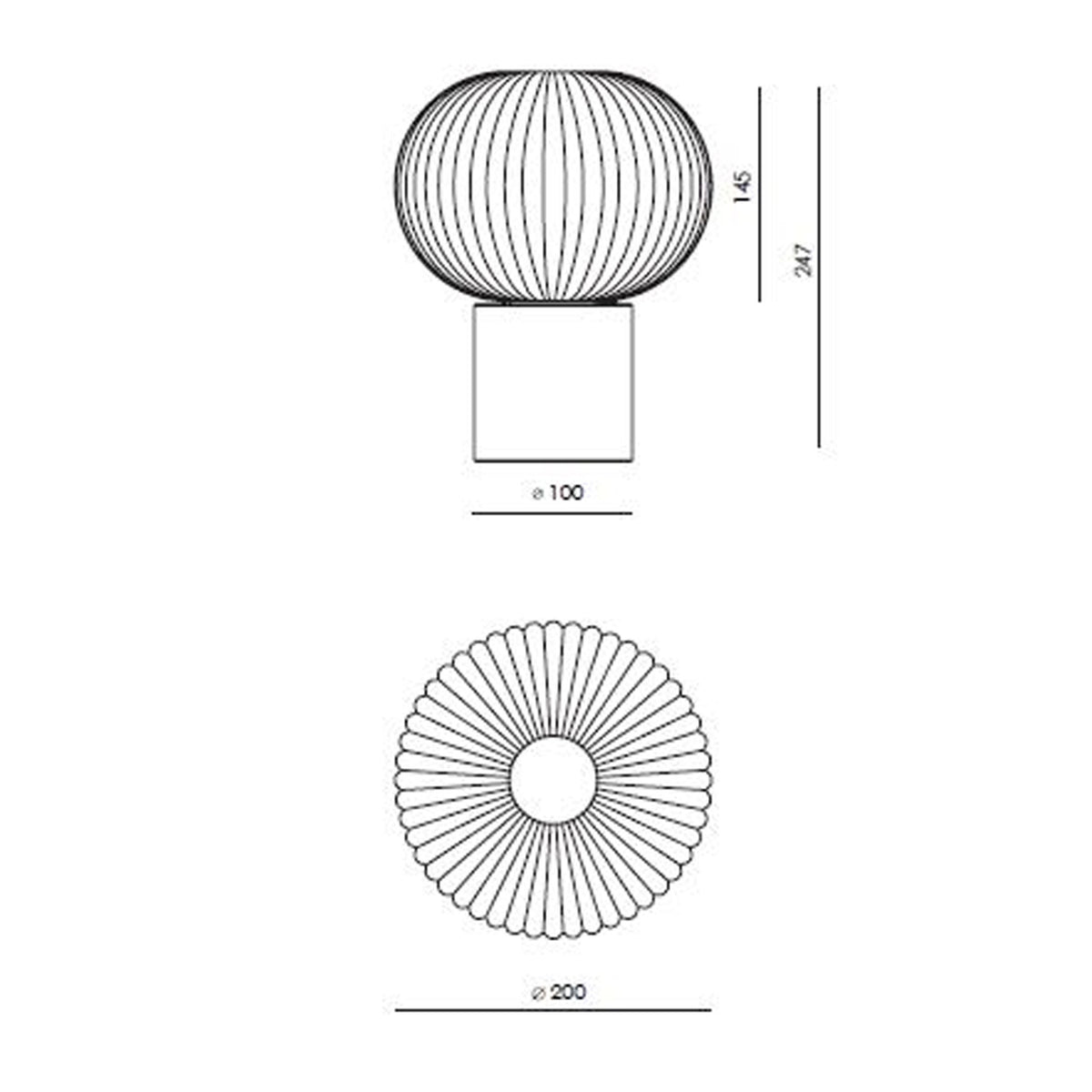Aromas Lampa stołowa Irzo G9