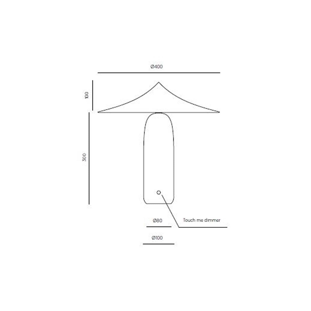 Lampa stołowa Aromas Kine LED