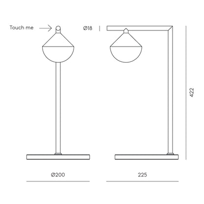 Aromas Nino LED stolní svítidlo