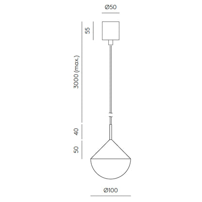 Aromas Nino LED závěsné svítidlo