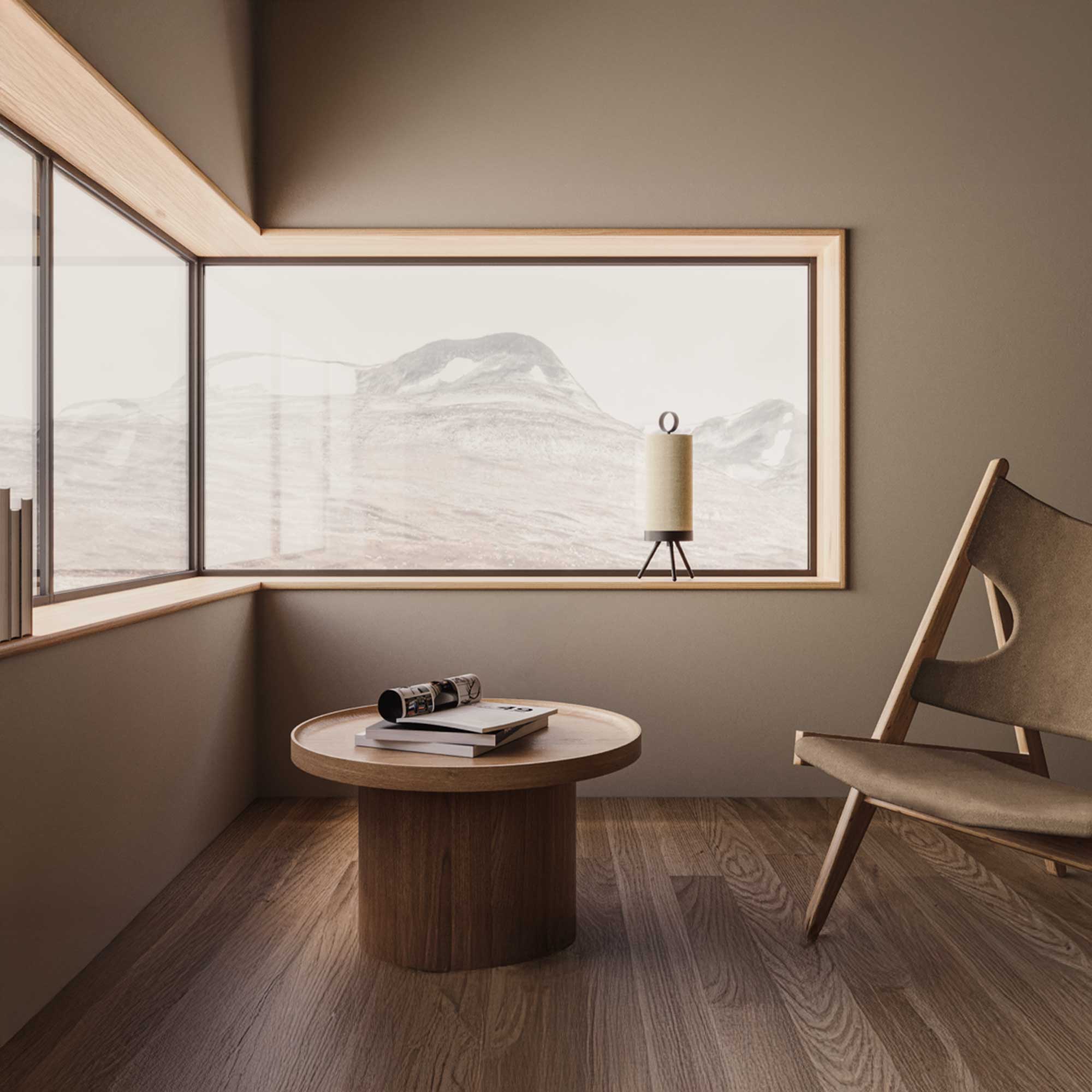 Aromas Nooi T8 stolní svítidlo lněné