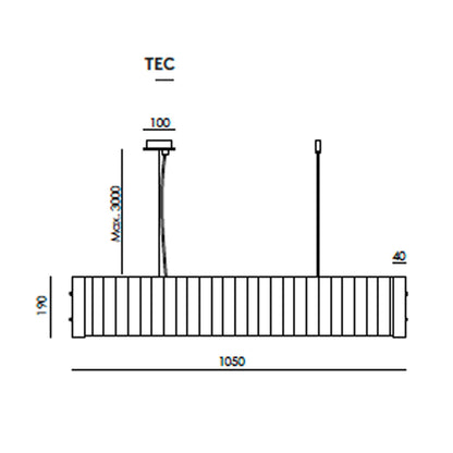Aromas Nosa GU10 závěsné svítidlo